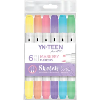 Popisovače na kreslení fixy na kreslení Interdruk 6 ks