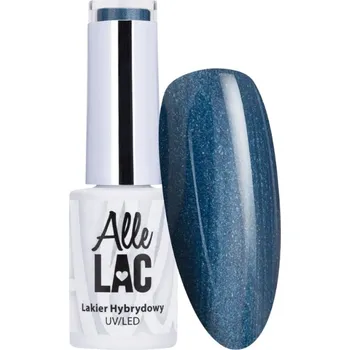 Přípravek na nehty Hybridní lak barevný lak AlleLac Odstíny modré, Odstíny šedé a stříbrné
