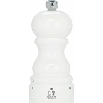 Kuchyňský mlýnek Peugeot Dřevěný mlýnek Paris na sůl u’Select Zirlion, 12 cm, bílý lak 2779700