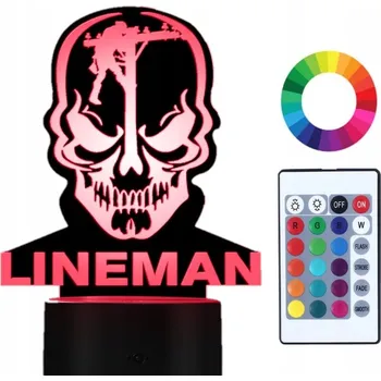 Lampička Plexido vícebarevná Noční lampa