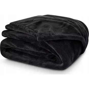 Obraz Deka z mikroflísu Coral černá 150x200 cm