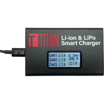 Baterie pro airsoftovou zbraň TITAN Inteligentní digitální nabíječ V2 Li-Ion, Li-Po baterií