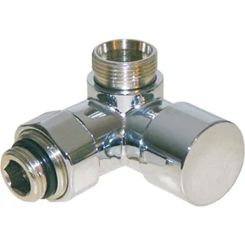 Ivar OPTIMA šroubení regulační koupelnové - úhlové - 1/2"xM24 levé chrom