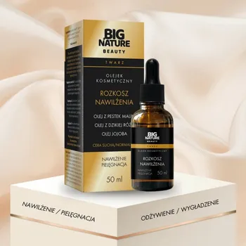 Pleťový olej Pleťový olej Rozkoš Hydratace 50 ml s olejem z malinových semínek