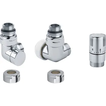 Radiátor Isan Termostatická sada úhlová pravá chrom O39CUAR104