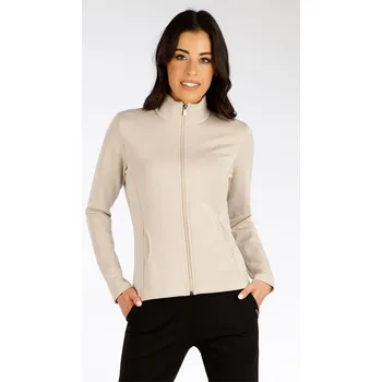 Dámská mikina Dámská mikina LITEX na zip hnědá Barva: béžová, Velikost: XL
