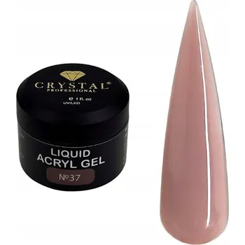 Prací gel Liquid Acryl Gel #37 50 ml CRYSTAL PROFESSIONAL Gel pro posílení nehtů