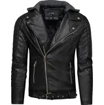 Recea Pánská koženková bunda Lazuli černá XL