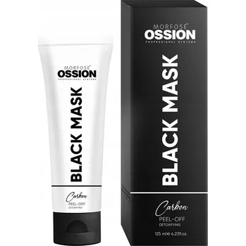 Pleťová maska MORFOSE OSSION ČERNÁ SLUPOVACÍ MASKA NA OBLIČEJ S AKTIVNÍM UHLÍM CARBON PEEL-OFF BLACK MASK 125ML