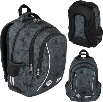 Školní batoh Školní batoh vícekomorový St.Right černý 20 l