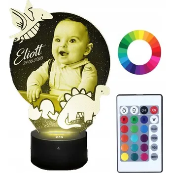 Lampička Plexido vícebarevná Noční lampa