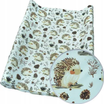 Prostěradlo Prostěradlo na přebalovací podložku 80x50 cm - Ježci