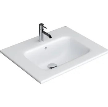 Umyvadlo Rak ceramics JOY Umyvadlo nábytkové 61 cm s otvorem pro baterii, s přepadem, bílá