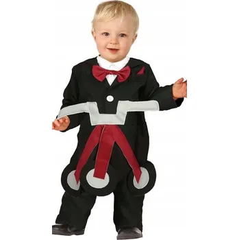 Karnevalový kostým KOSTÝM DĚTSKÝ LALKA S TŘÍKOLKOU PŘEVLEK HALLOWEEN 80