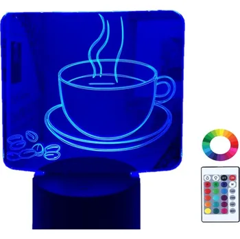 Lampička Plexido vícebarevná Noční lampa