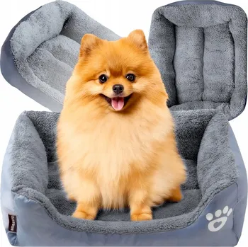 Pelíšek pro psa Kanza polštář pro psa šedá 50 cm x 40 cm