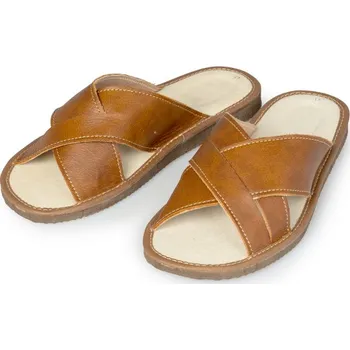 Pánské pantofle Pánské pantofle otevřené Jurec brown 45