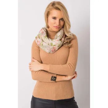 Šála Viskózový šátek s květinovým vzorem model CH73 zelený