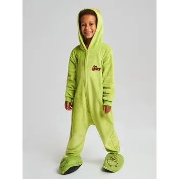 Sinsay - Pyžamo Onesie Grinch - neonová - 269EV-71X - 269EV-71X-U13