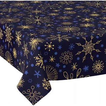 ubrus UBRUS NA VÁNOČNÍ STŮL 140x220 cm, ODOLNÝ SKVRNÁM, MATNÝ, SILNÝ, HLADKÝ