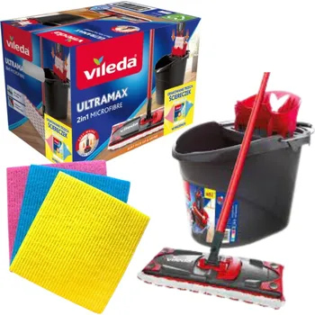 mop Plochý mop Ultramax BOX s kbelíkem Vileda