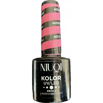 Lak na nehty NIUQI Hybridní lak na nehty PASTELE UV/LED Růžová 35