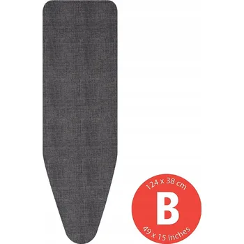 Žehlicí prkno OBAL / POTAH NA ŽEHLICÍ PRKNO B 124X38 CM DENIM BLACK BRABANTIA