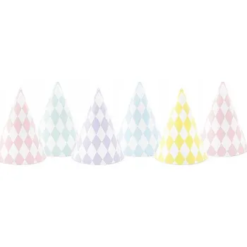 Čepice Narozeninové čepičky PartyDeco Yummy, 6 kusů