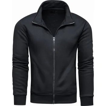 Pánská mikina Recea Pánská mikina na zip Ectost černá L