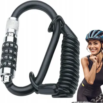 Zabezpečení kola skládací zámek EOSCOOTER S KARABINOU