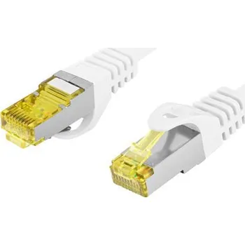 Datový kabel Lanberg | PATCHCORD CAT.6A S/FTP LSZH CU 5M WHITE