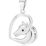 Olivie Stříbrný přívěsek KŮŇ V SRDCI 4652 Ag 925; ≤1,8 g.