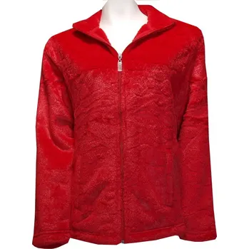 Dámská mikina xcena Mikina fleecová červevá Velikost: XL