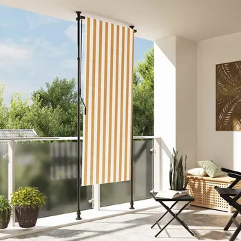 Roleta vidaXL Venkovní roleta 100 x 270 cm [368772] Barva: Oranžová