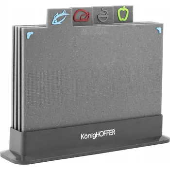 Kuchyňské prkénko Sada 4 krájecích prkének a stojan Konighoffer