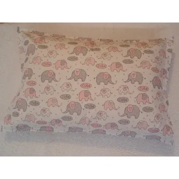 Povlak na dekorativní polštářek Pro útulný domov Povlak na polštářek Roztomilý slon Růžový 40 x 60 cm