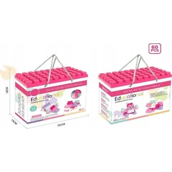 ostatní stavebnice Hračka stavebnice vzdělávací, 60 dílků v různých tvarech a barvách
