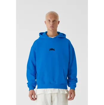 Pánská větrovka LY HOODY - BEAUTIFUL CHAOS BLACK/BEIGE - cobalt blue L