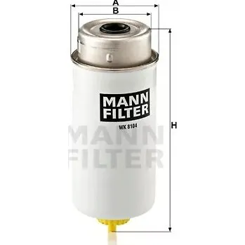 Palivový filtr PALIVOVÝ FILTR MANN WK8104