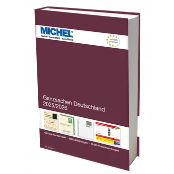 Poštovní známka Poštovní celiny / Ganzsachen Deutschland 2025/2026 MICHEL katalog známek (2025)