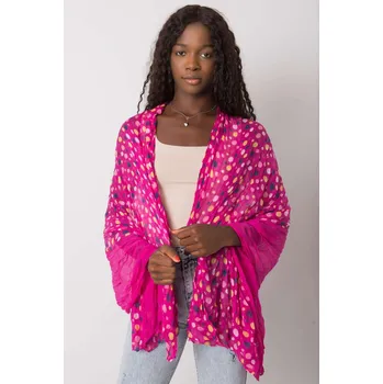 Puntíkovaný viskózový šátek model CH2114 fuchsiový