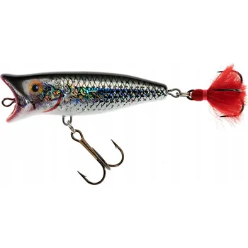 Umělá nástraha JAXON wobler Holo Select POPPER S PEŘÍM 7cm 8g VJ-PN07FSL