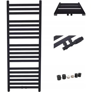 Radiátor Koupelnový radiátor vodní VINOLLI 431 W 430 x 1150 mm černý