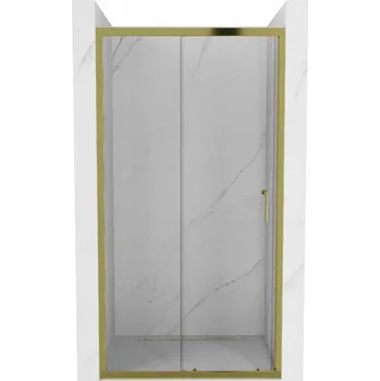 Sprchové dveře Mexen Apia posuvné sprchové dveře 120 cm, transparentní, zlaté - 845-120-000-50-00 Sprchové dveře