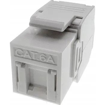 Elektrická zásuvka Keystone zásuvka, RJ45, bez použití nářadí, nestíněná, kat. 6A, Q-LANTEC