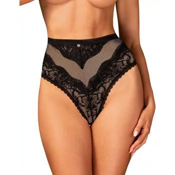 Kalhotky Smyslné kalhotky Olvidia panties - Obsessive XS/S Černá