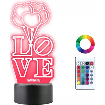 Lampička Plexido vícebarevná Noční lampa