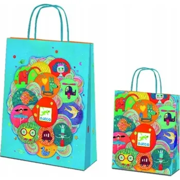 Dárková taška Papírová taška VELKÁ dárková taška - DJECO 32x12x40 cm