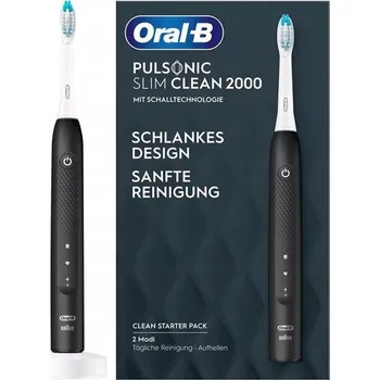 Péče o chrup Elektrický zubní kartáček Oral-B Pulsonic Slim 2000 černý