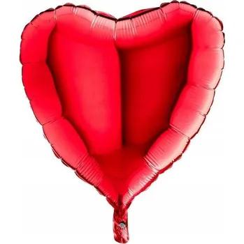Balónek Fóliový balónek Grabo Srdce 46 cm červený